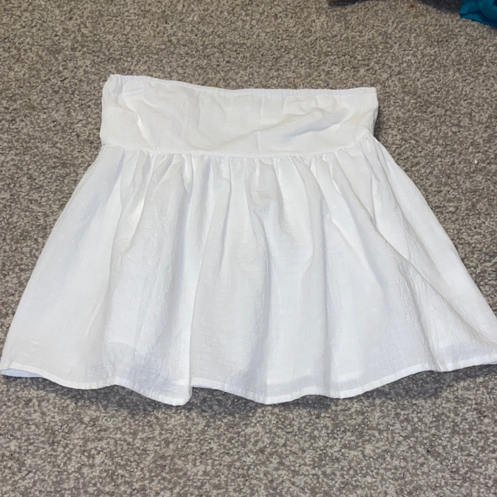 Elegant White Women's Tube Top